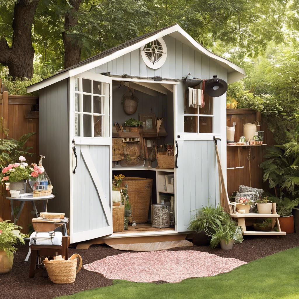 Let there⁢ be light: Illumination options for backyard shed design