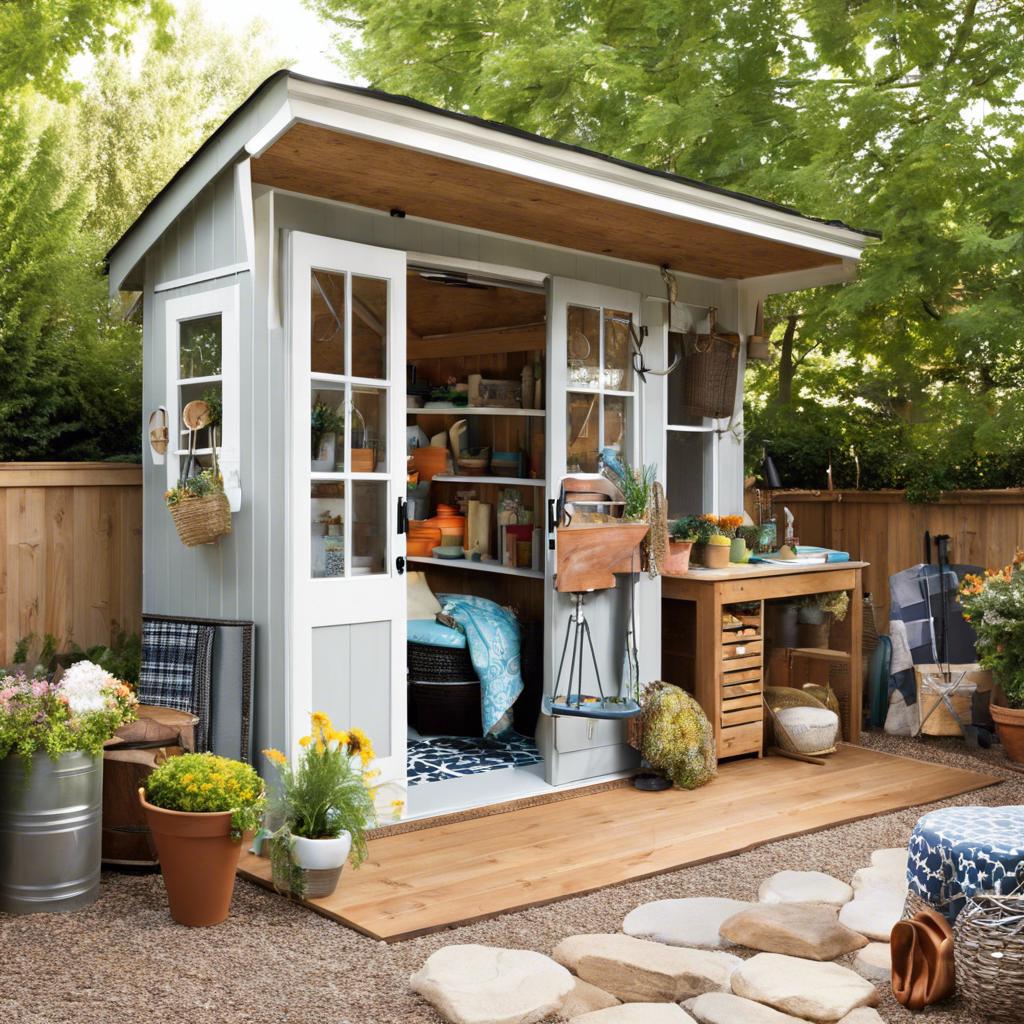 Maximizing space: Innovative backyard ⁢shed design ideas