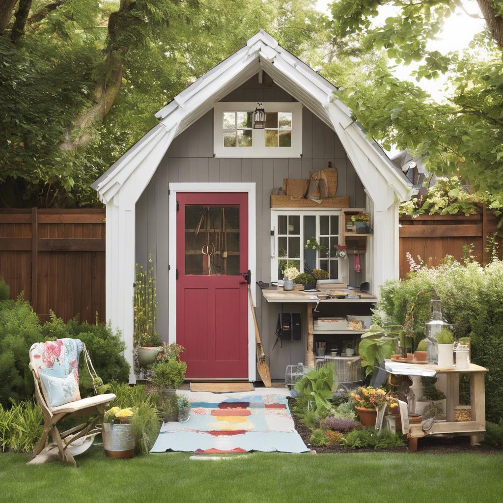 Adding the finishing touches: Decor ideas ​for your‌ backyard shed design