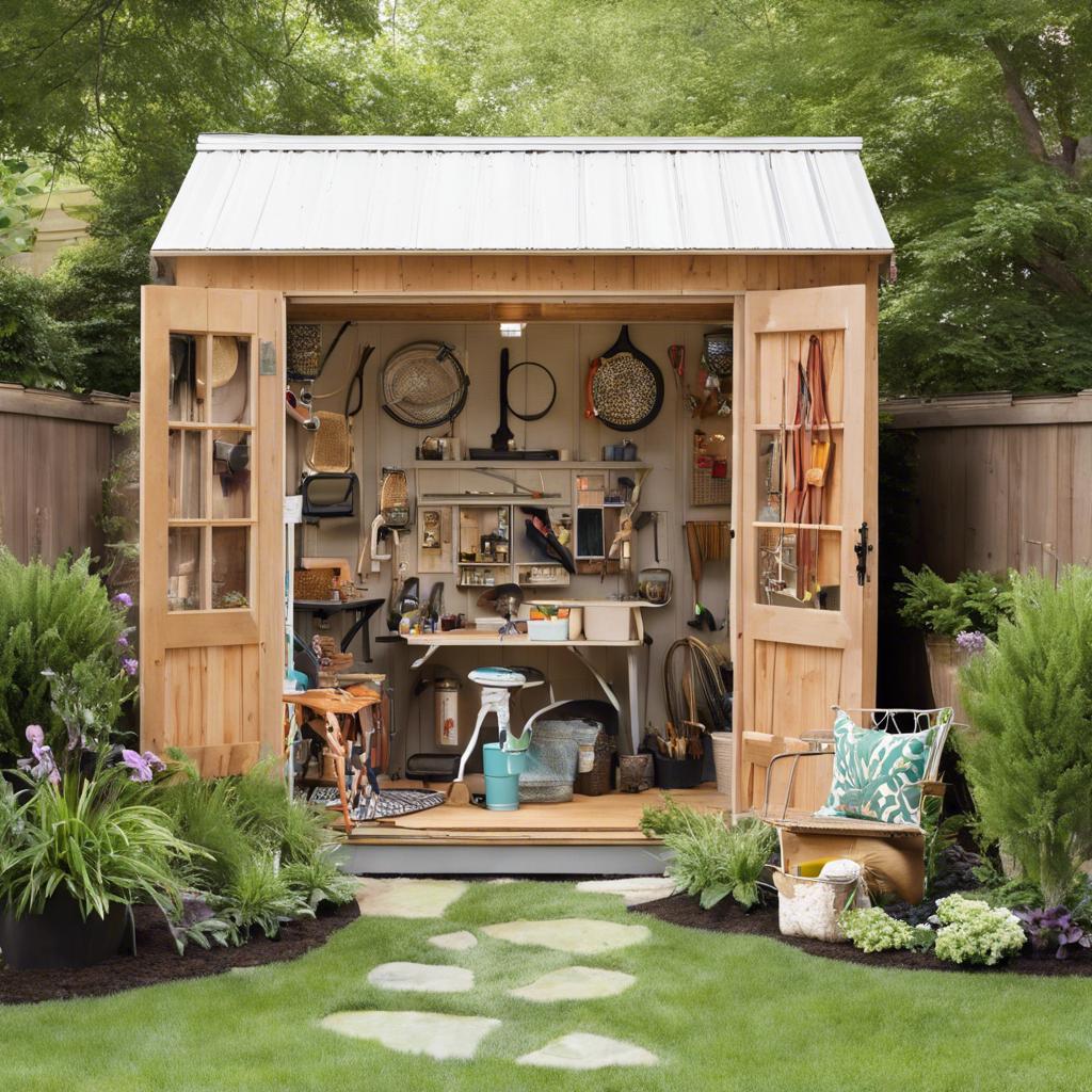 Breathe ⁢life into your space: Greenery and⁢ backyard shed design