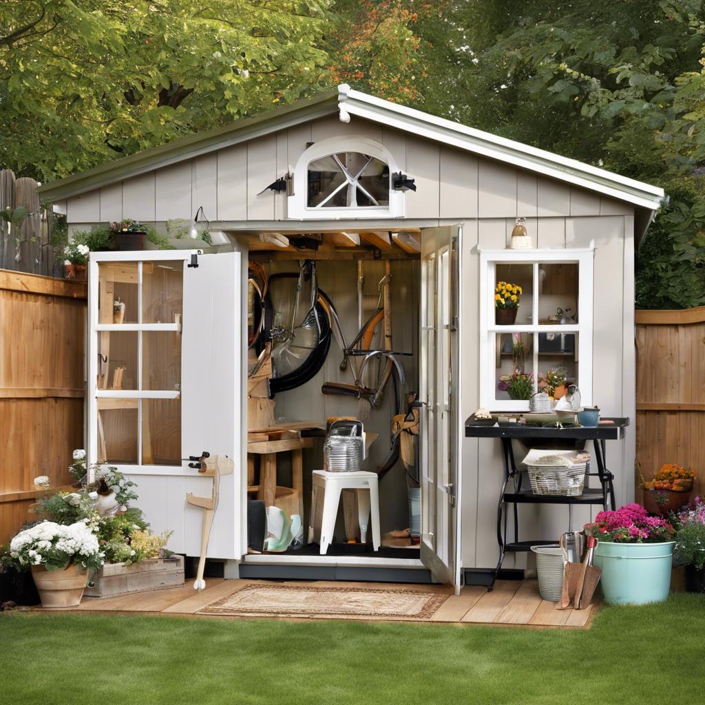 Maximizing Space in⁣ Your Small ⁢Backyard Shed Design
