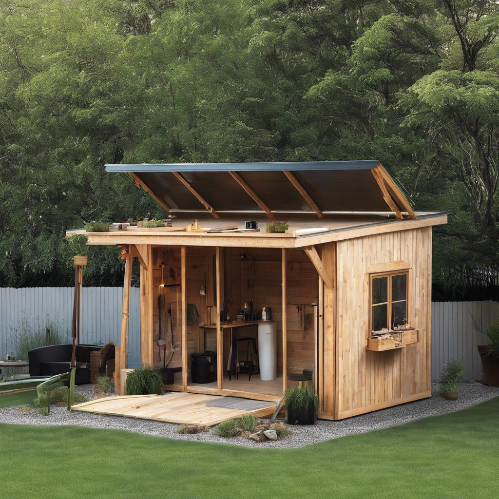 Crafting Tranquility: Innovative⁢ Backyard Shed Designs