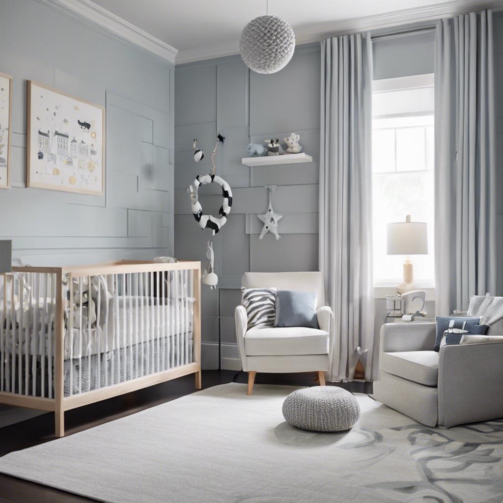 Contemporary Charm: Modern Baby Boy Nursery Room Design