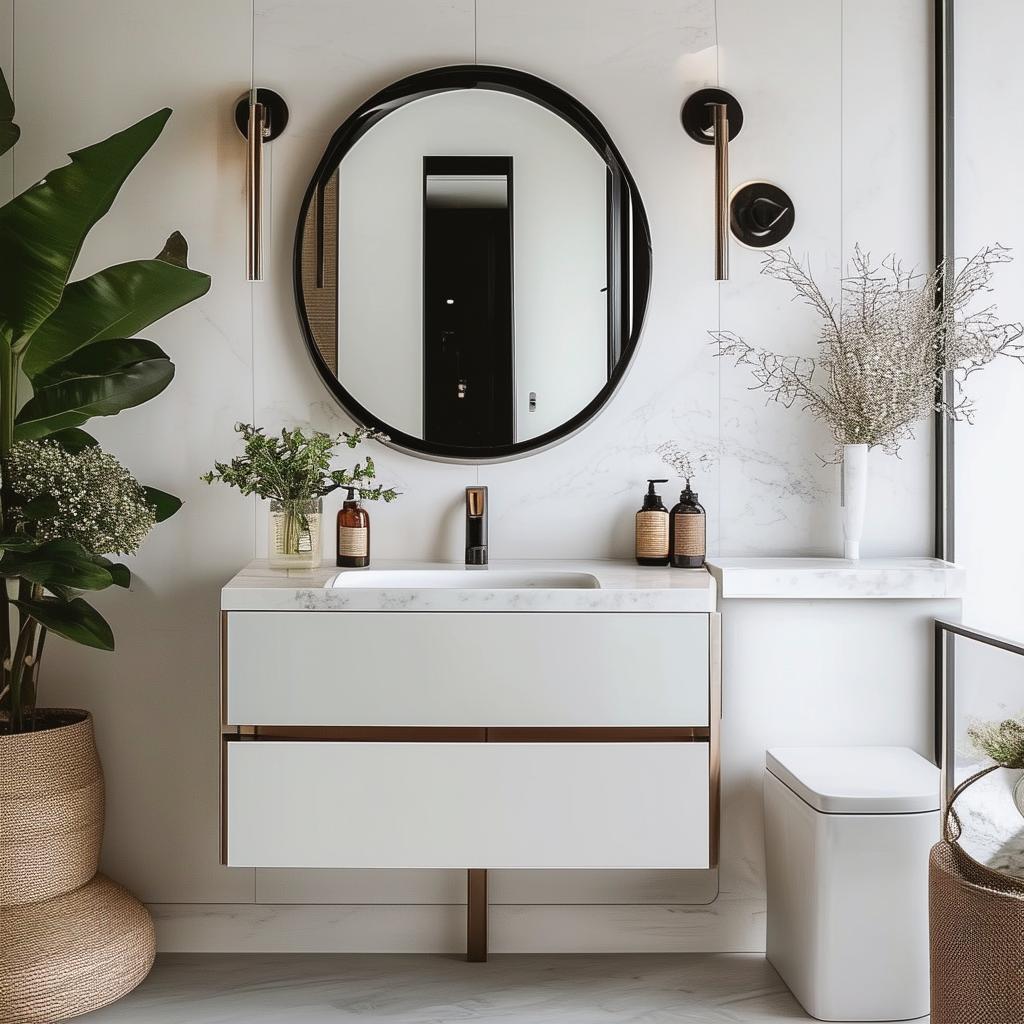 Rustic Chic Powder Rooms with​ Reclaimed⁢ Wood Accents