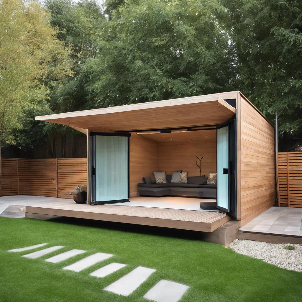 7. Sustainable Solutions: Eco-Friendly Modern Shed Design for Your Backyard