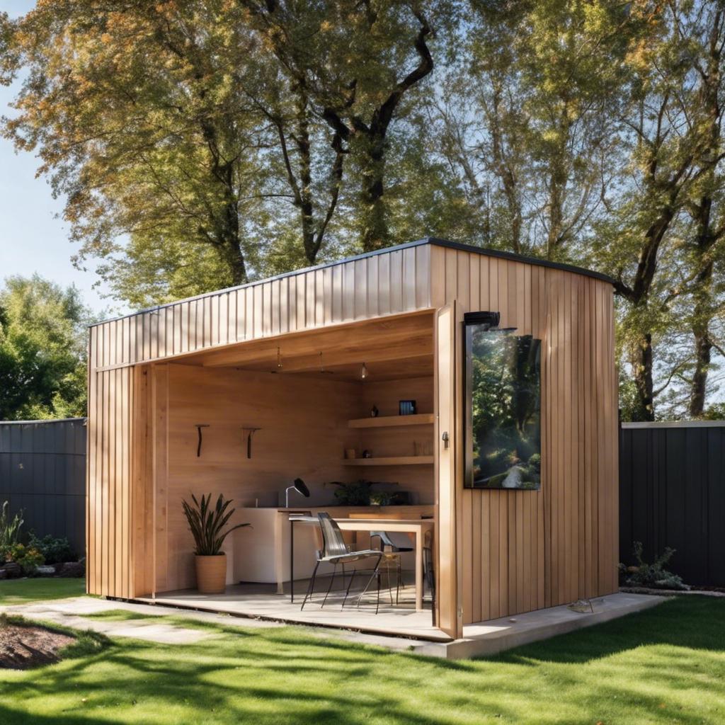 5. Customizing Your‌ Backyard Oasis: Personalizing⁣ Modern Shed Design Features