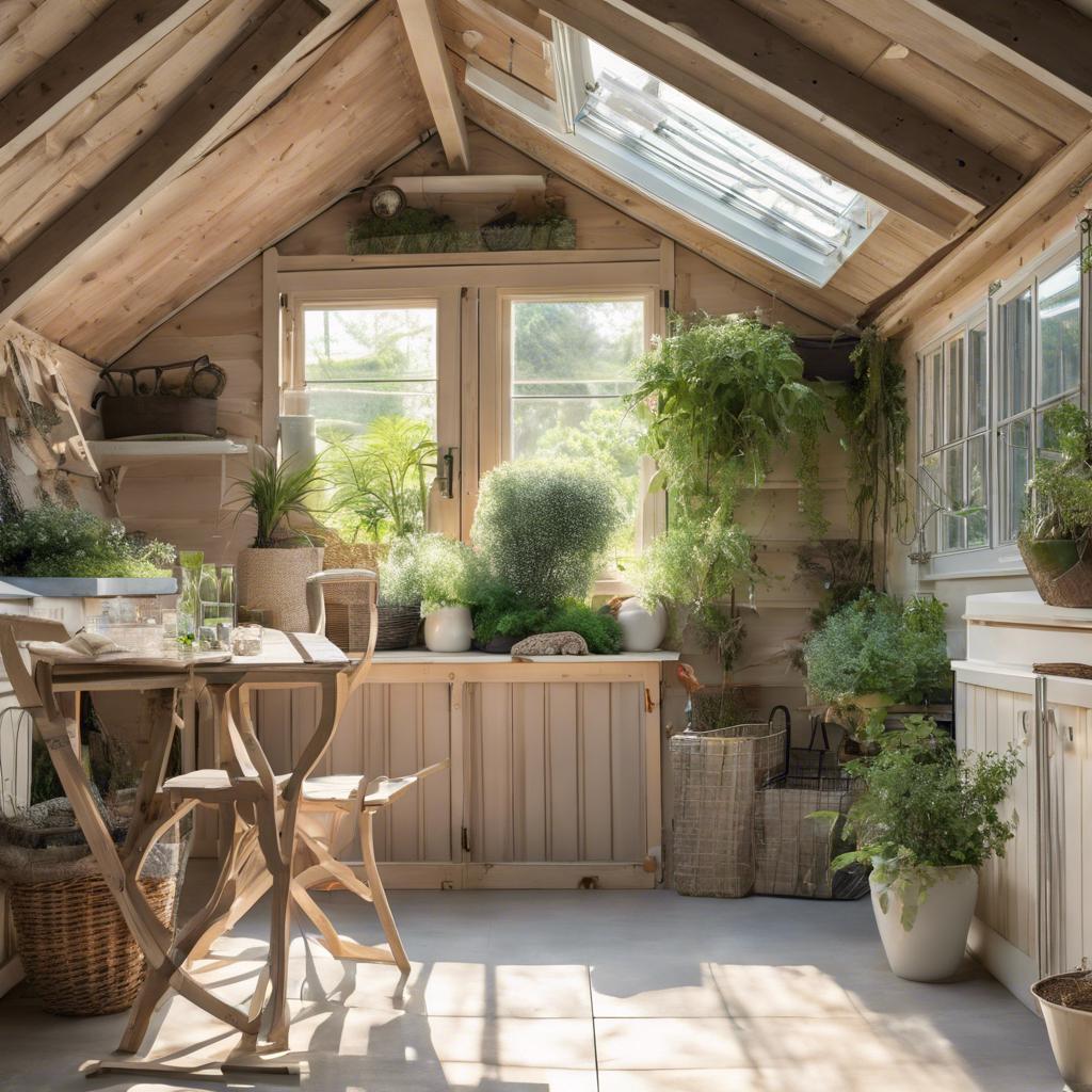 Adding Skylights for a Brighter Garden Shed