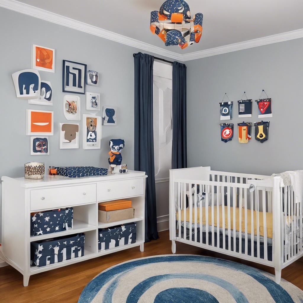 1.⁣ Trendy ⁤Color Schemes ⁣for Baby⁢ Boy ‌Nurseries