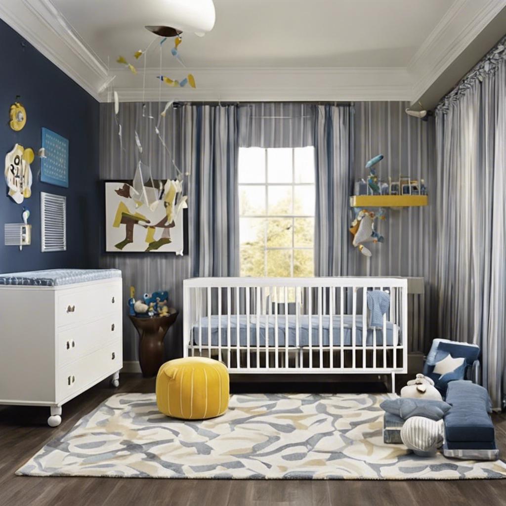 Ideas for Creating a Modern⁣ and Stylish ⁤Baby‍ Boy Nursery