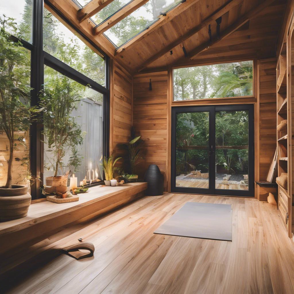 Serenity in the Backyard: Crafting a Contemporary Yoga Studio Shed