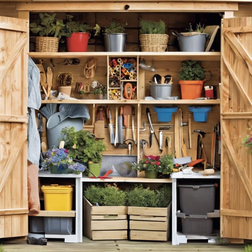 Outdoor Storage Solutions for Tools and ‍Equipment in the⁤ Garden Shed