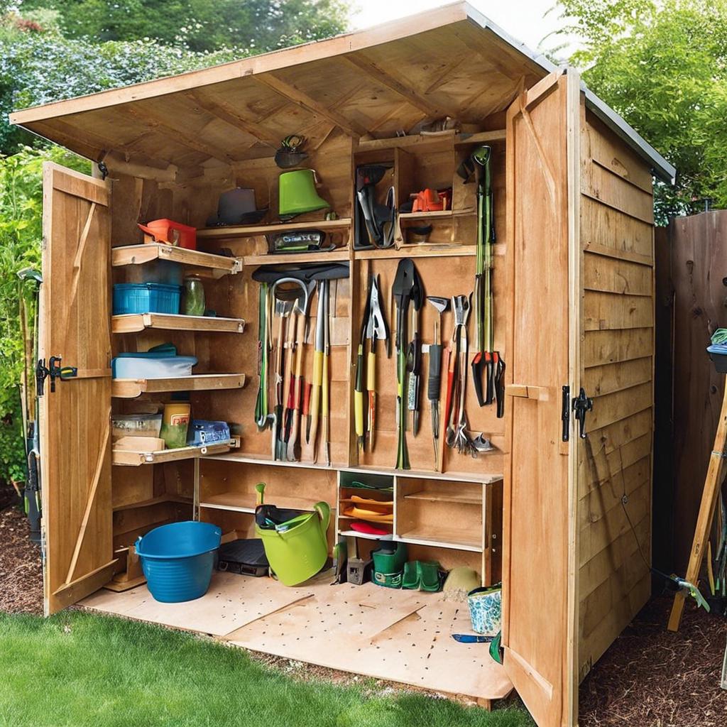 Utilizing Vertical Space for Maximum​ Garden Shed Storage
