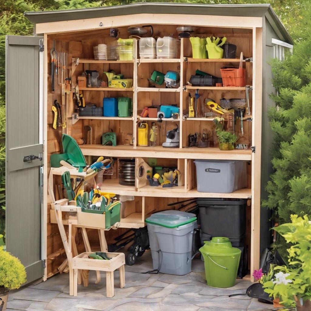 DIY Storage ⁢Solutions for Garden ​Shed Organization