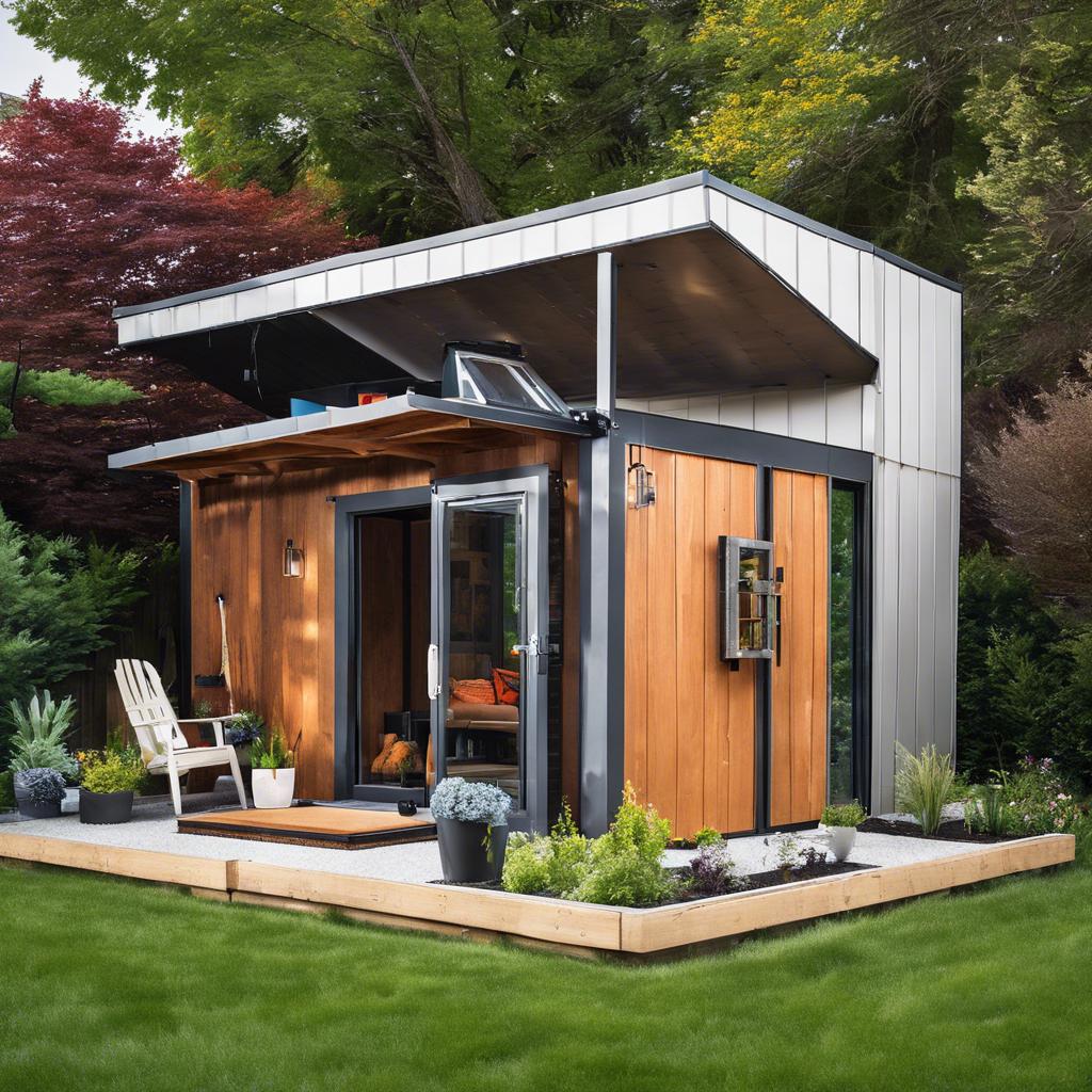 Seamless Integration: Blending Your Modern Shed with the Surrounding Landscape