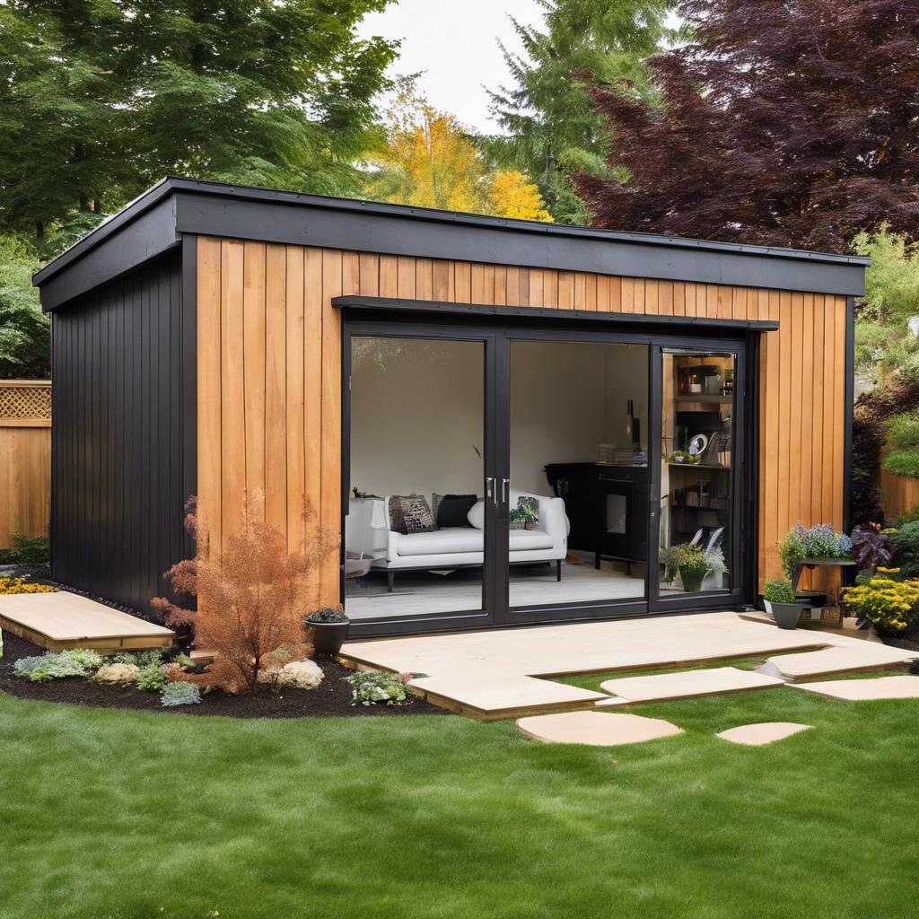 Enhancing Your Property Value with a Thoughtfully Designed Modern ⁣Shed