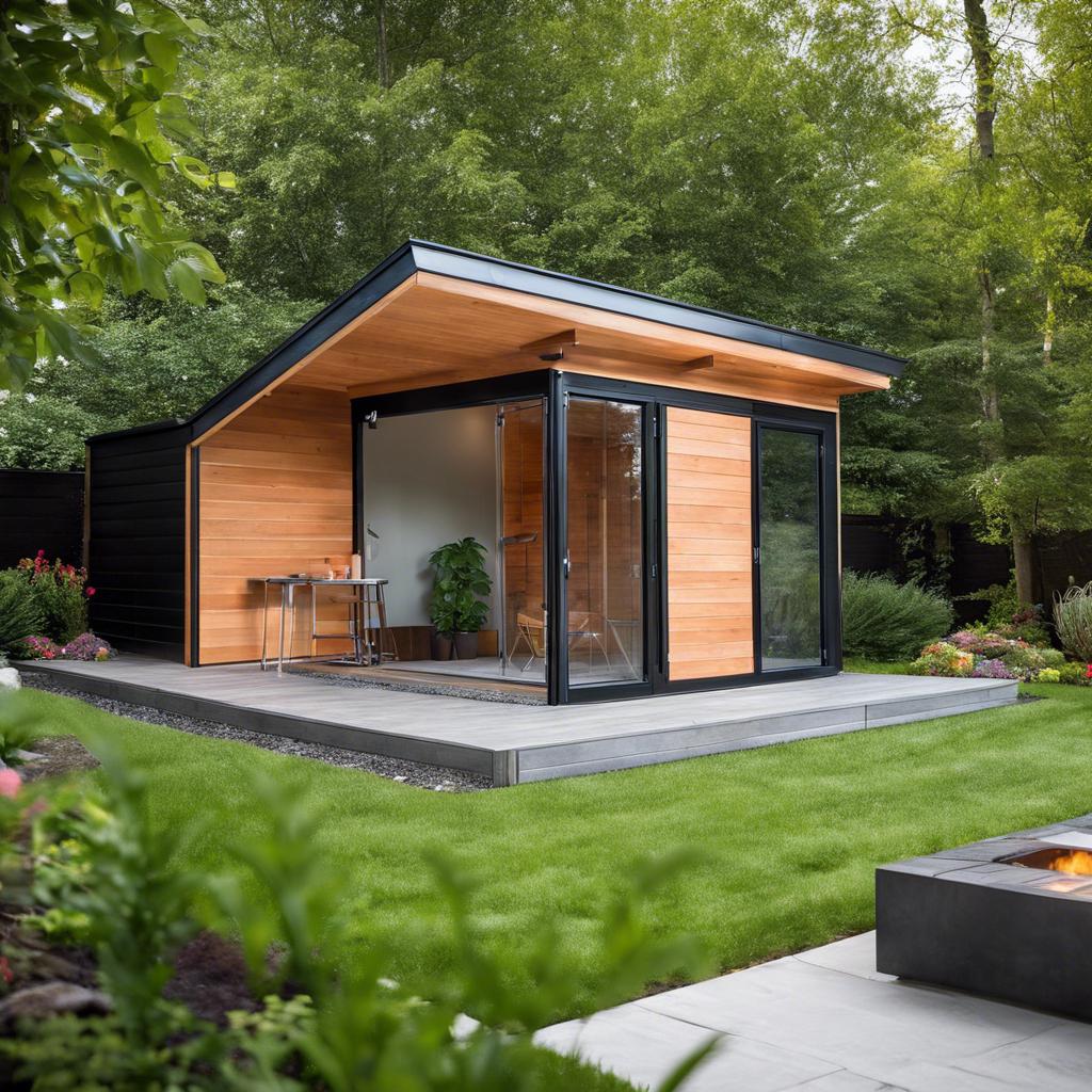 Creating a Stylish Outdoor Oasis with Modern ⁤Shed Design