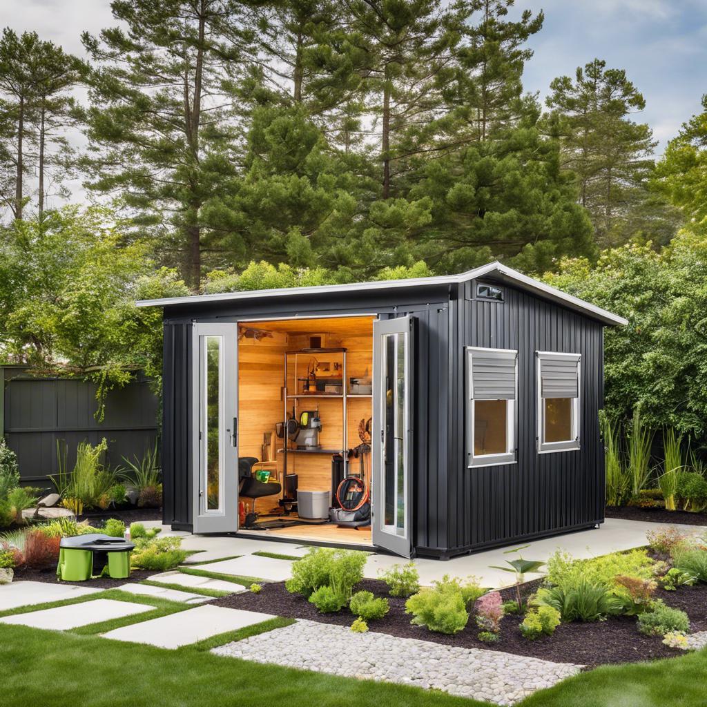 Maximizing Space Efficiency⁢ with‍ Modern ⁤Shed Design for Backyards