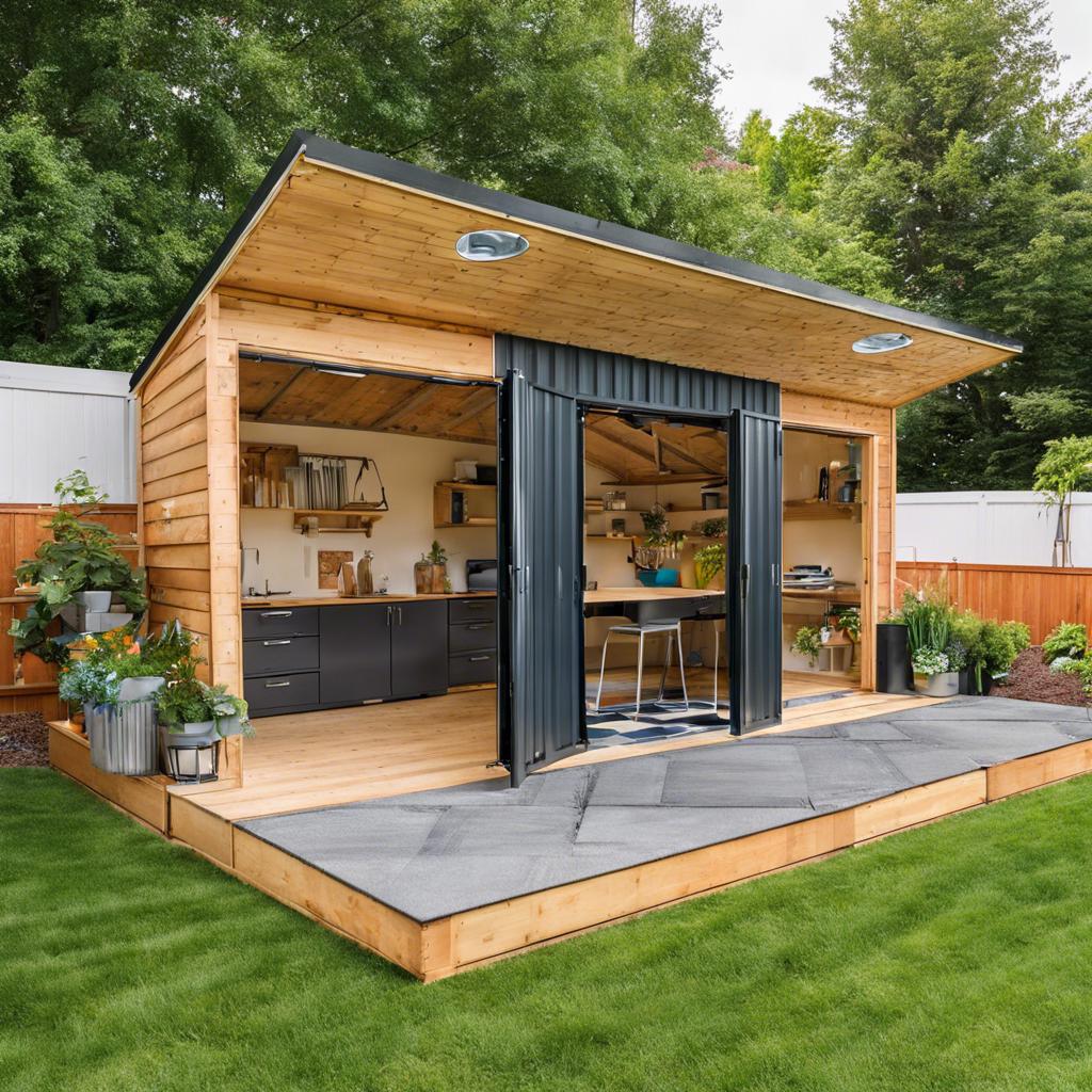 Enhancing Functionality with Modern Shed Design for⁤ Your Backyard