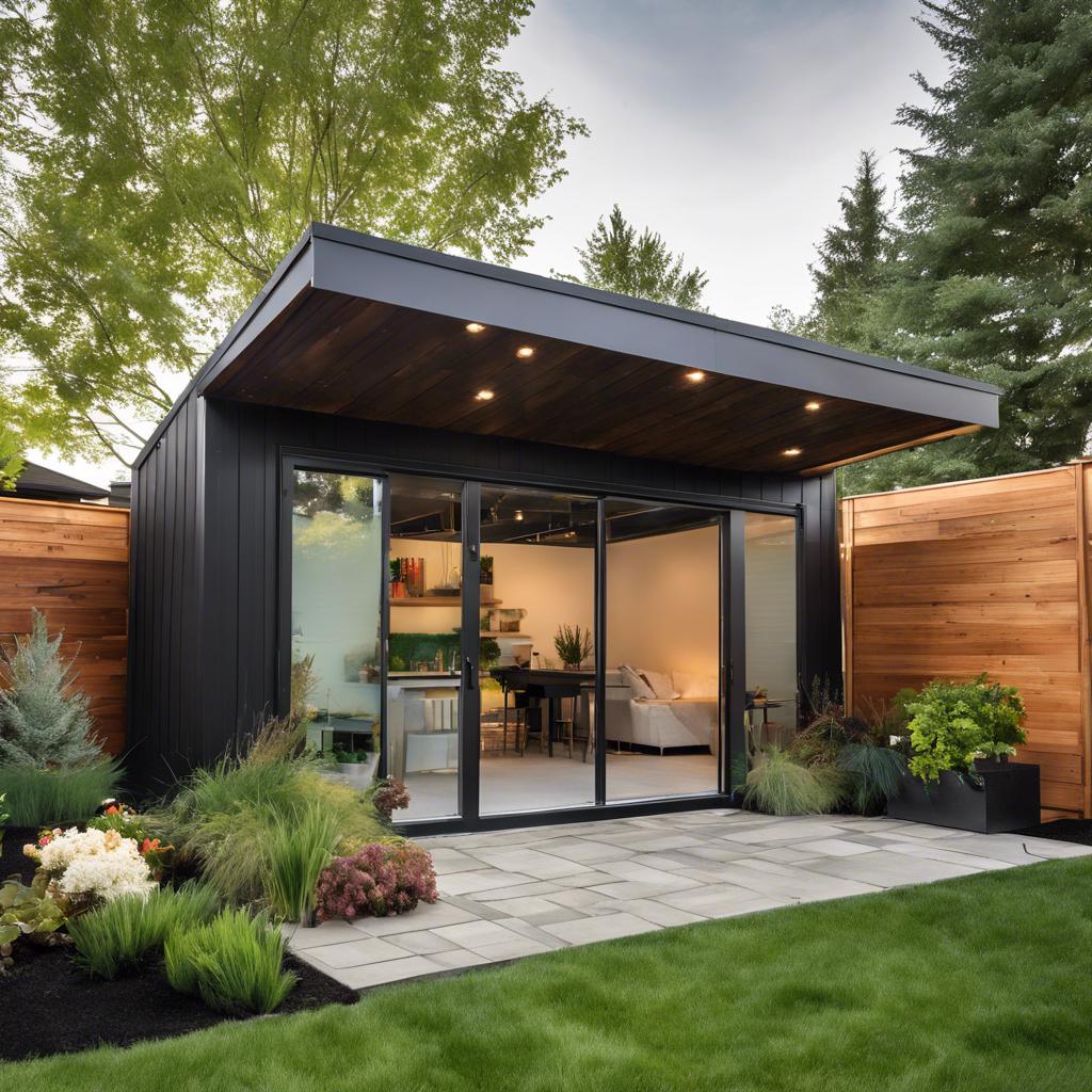 Incorporating ‌Sustainable Materials in Modern⁣ Shed Design for Backyards