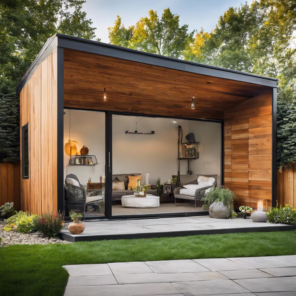 Achieving a Seamless Integration with Modern Shed Design for Backyard ⁤Landscapes