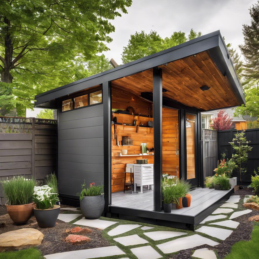 Optimizing⁤ Space with Smart Layouts in Modern Shed Design for ​Backyards