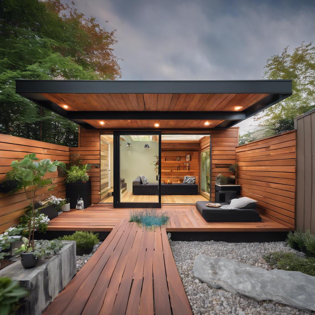 Maximizing Functionality in Modern Shed Design for Backyard Organization