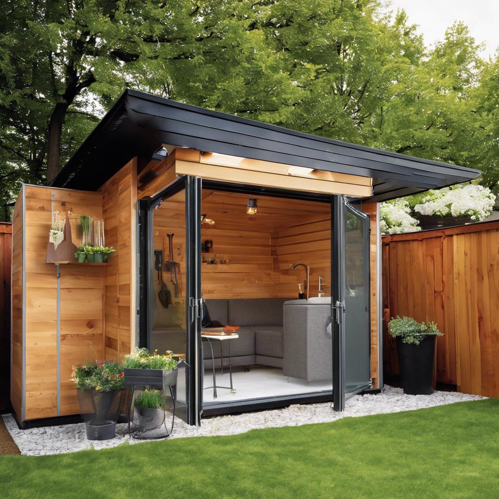 Creating Functional Outdoor Workspaces with Modern Shed Design