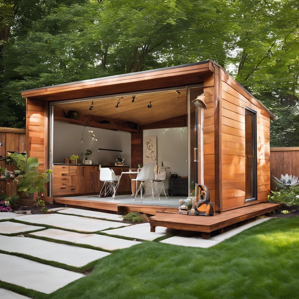 Blurring Boundaries: Seamless Integration of Indoor and Outdoor Spaces with Modern Shed Design