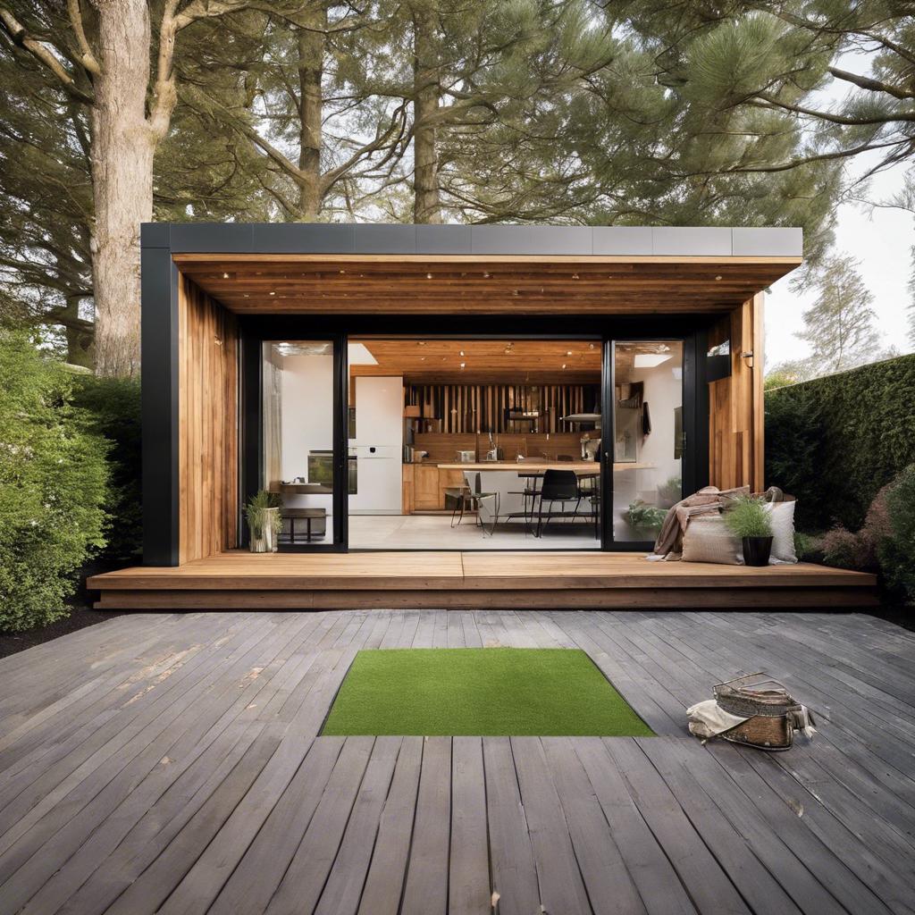 Blending Indoors and Out: Seamless Integration in Modern Shed Design