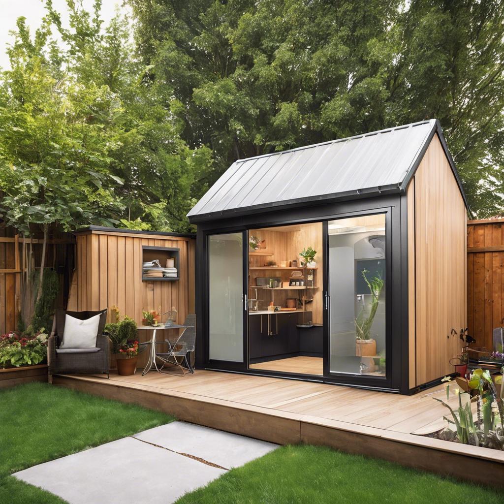 Utilizing ‍Vertical Space in Your Compact Shed
