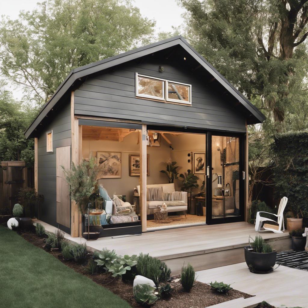 Incorporating ​Natural Elements for a Serene Backyard Shed Design