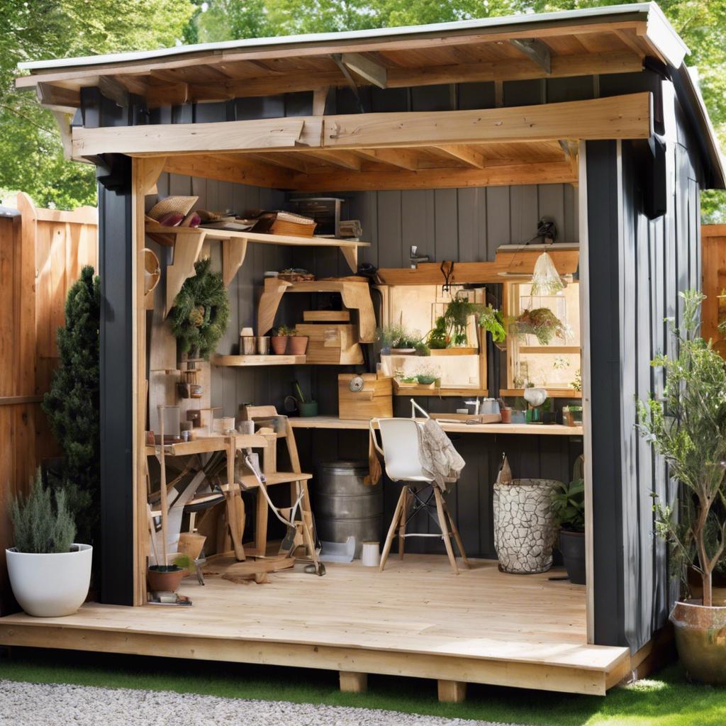 Innovative‌ Storage Solutions for Your Stylish Backyard⁣ Shed Design