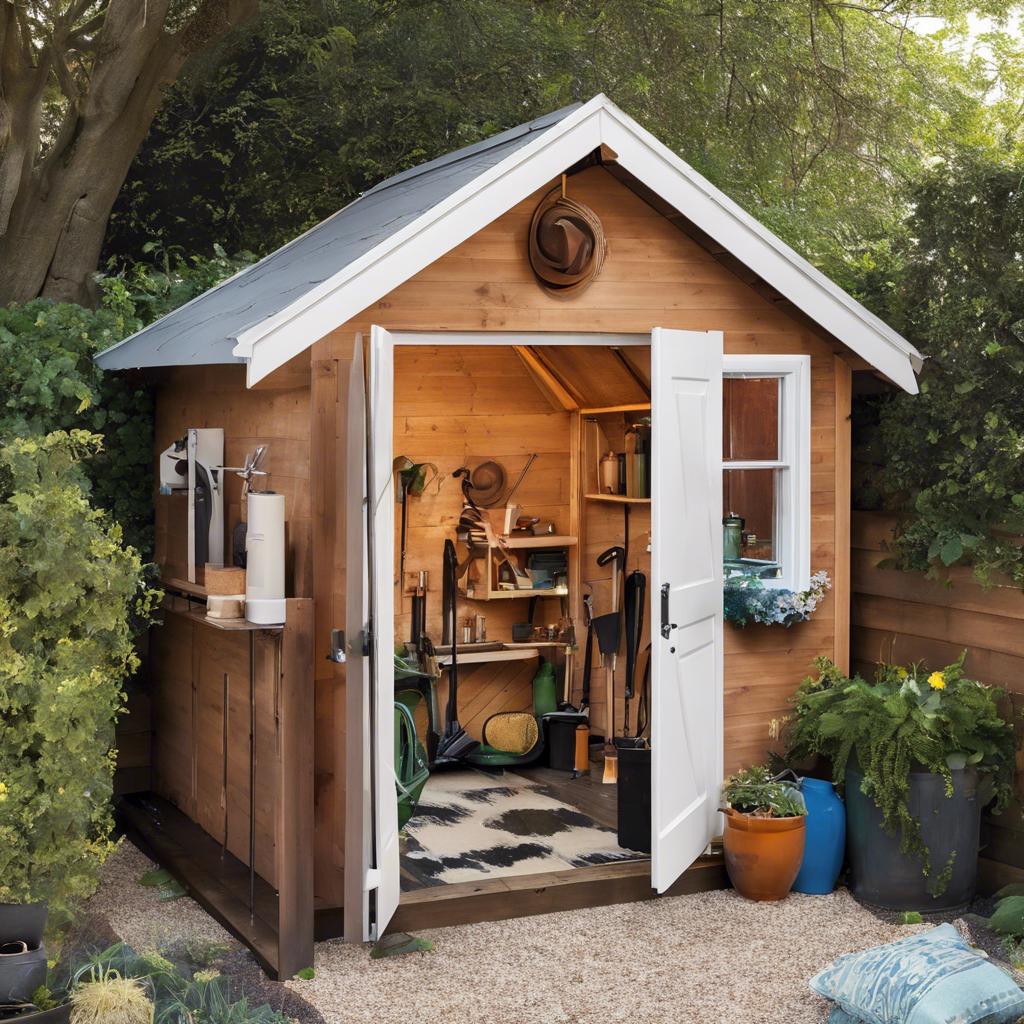 Implementing ‌Smart Organization⁢ Solutions in ⁣Your Backyard Shed Design