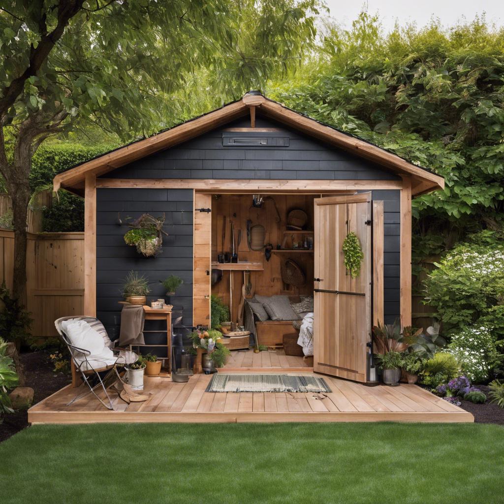 Creating a Cozy Retreat⁢ with Your Backyard Shed Design