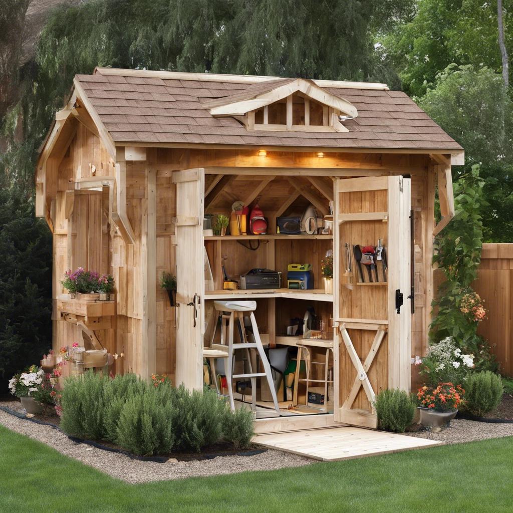 7.⁢ Incorporating Smart Storage Solutions in Your Backyard Shed Design