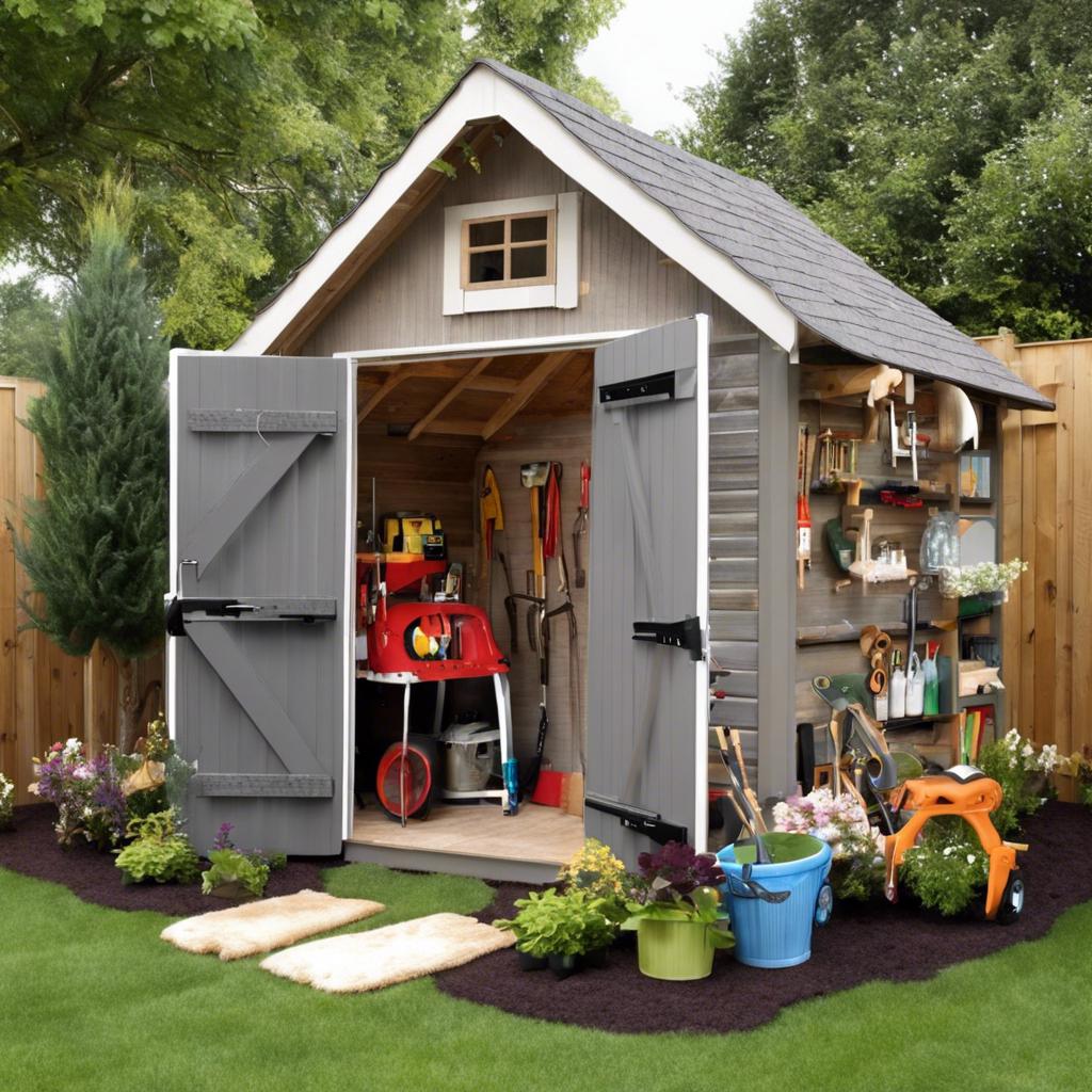 2. ​Maximizing Functionality ⁤and Style ⁢in‌ Backyard Shed Designs