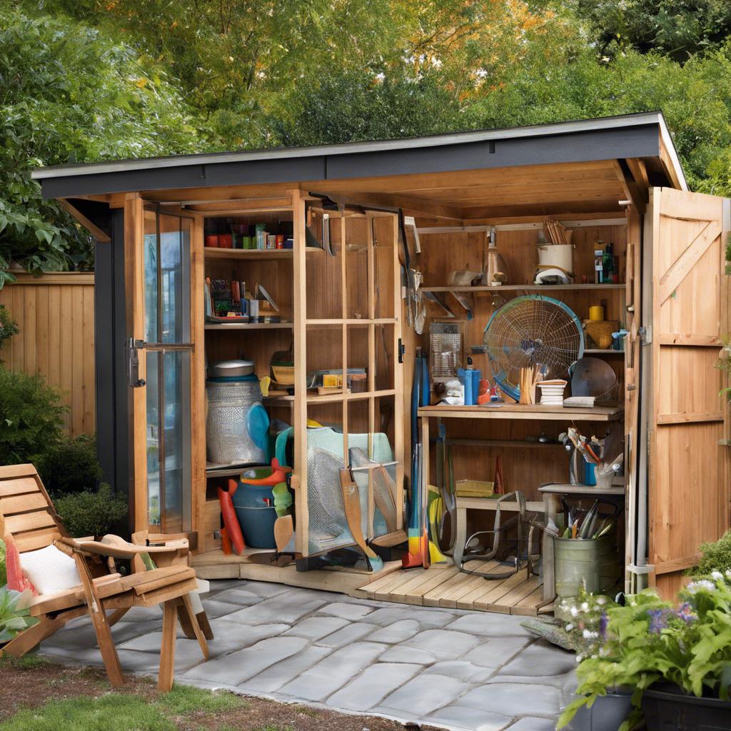 Inspiring Ideas for Maximizing ⁣Space in Backyard Shed⁤ Design