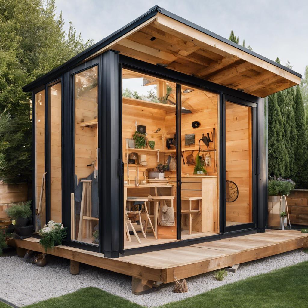 Creating a Functional ⁢and Beautiful Backyard Shed Design