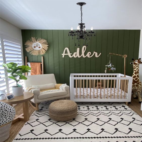 Modern Marvels: A Sleek & Stylish Baby Boy Nursery Room Design