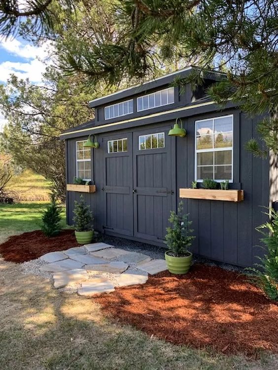 Luminous Oasis: Embracing Natural Light in Contemporary Shed Design