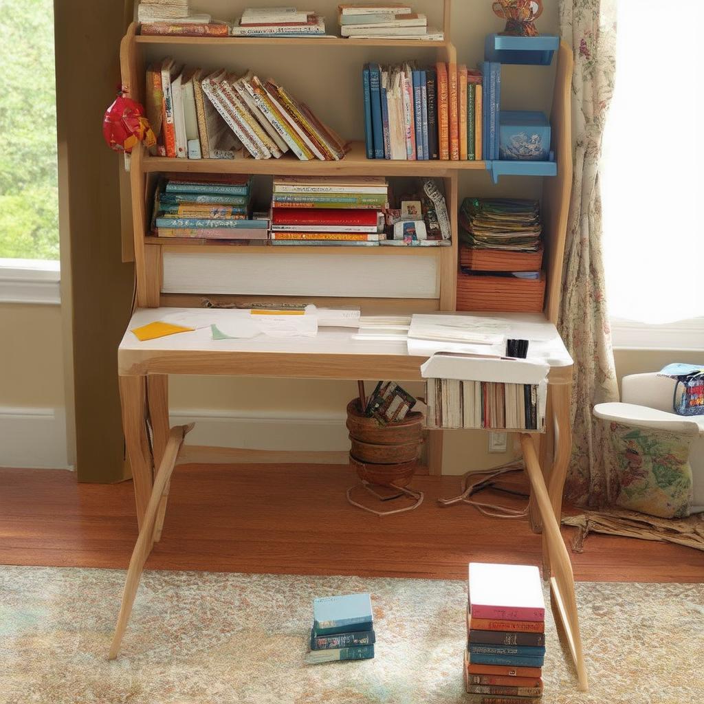 Adding ‌a Small ⁣Table for Placing Books⁤ and Supplies