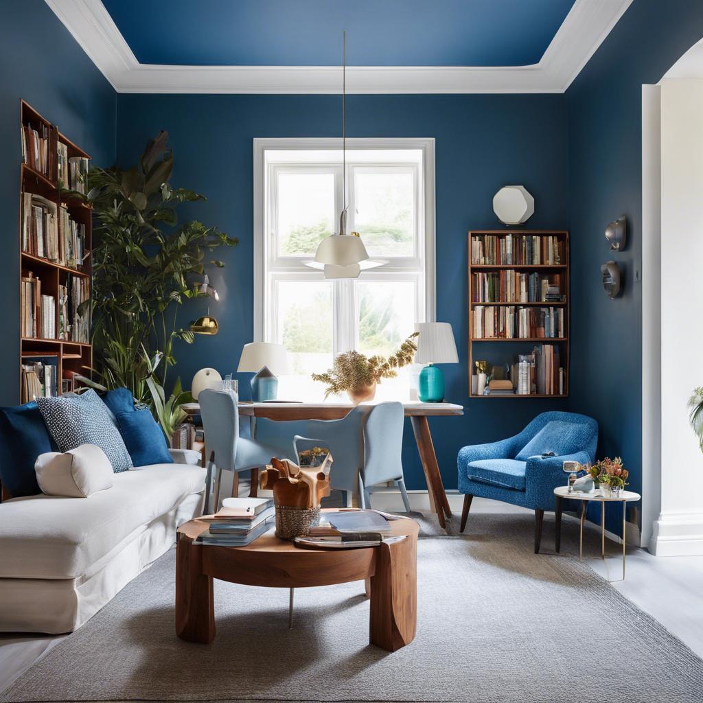 Creating a⁢ Focal ‍Point with a Blue ⁣Feature Wall