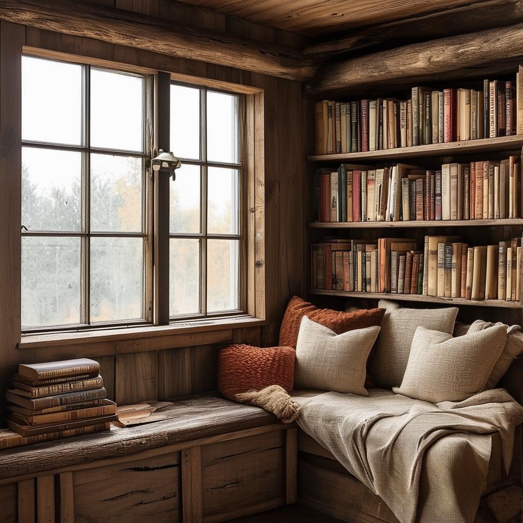 Embracing Simplicity in Your Rustic Reading Nook