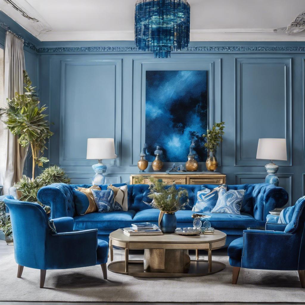 Exploring the Psychology of Blue‌ in Living Room ‌Design