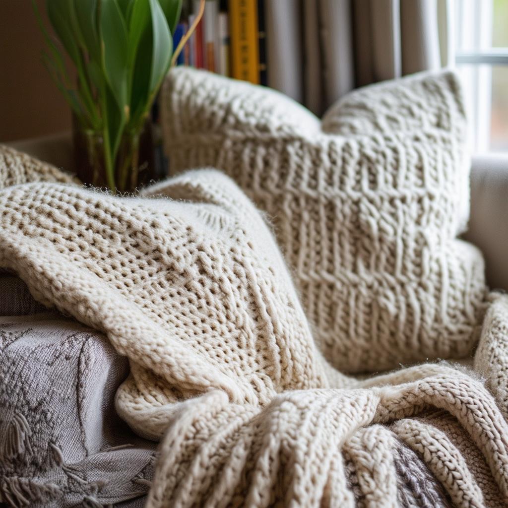 Finishing Touches: Cozying Up Your Reading Nook with Blankets and Pillows