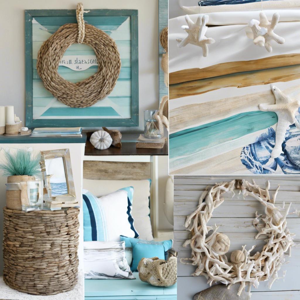 Ideas ‌for DIY⁤ Coastal Decor Projects