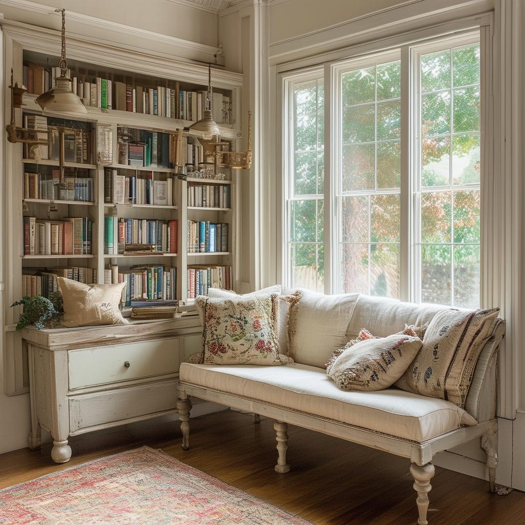 Incorporating Vintage Finds ⁢into Your Charming Reading Nook