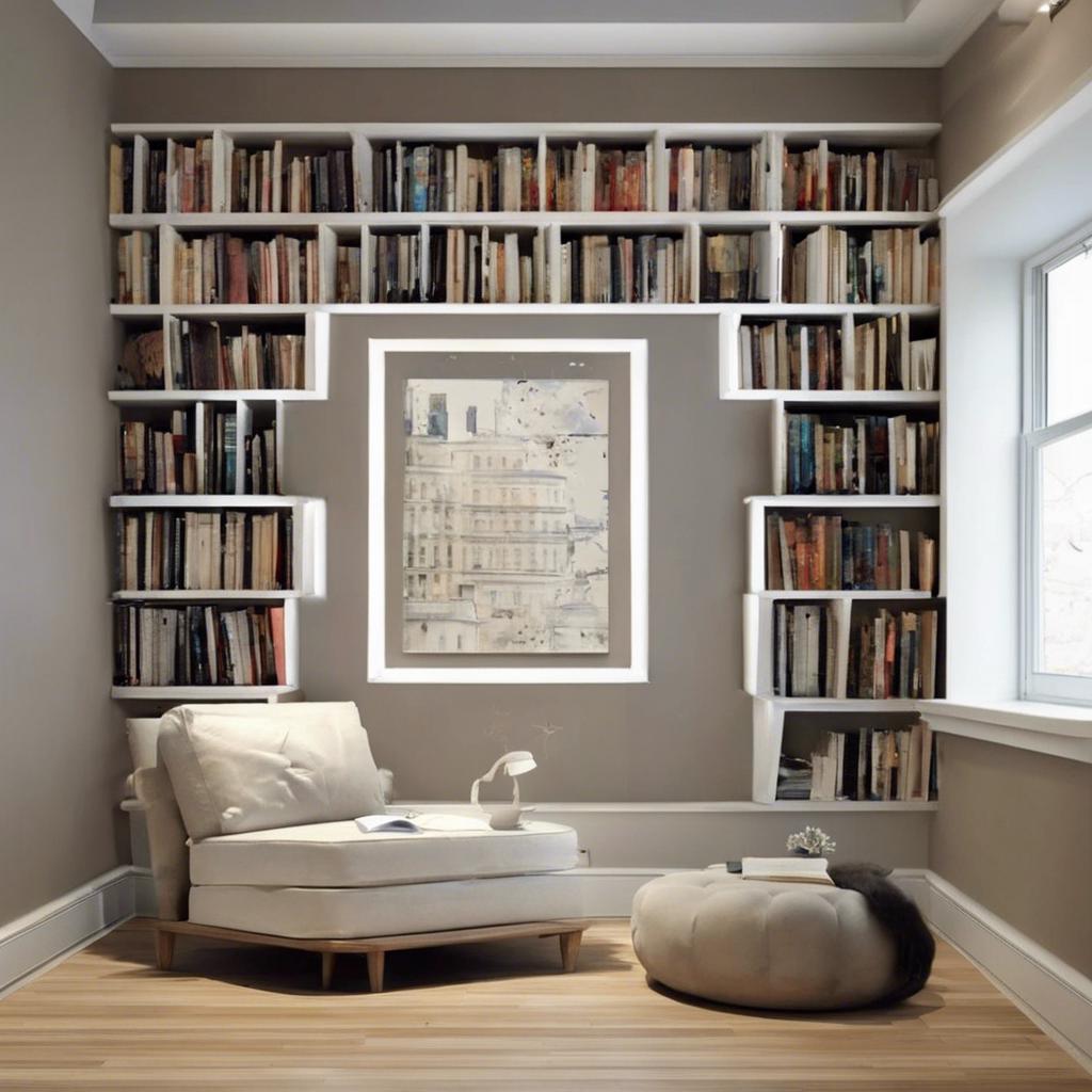 Making Use of Blank Walls in Your Reading Nook