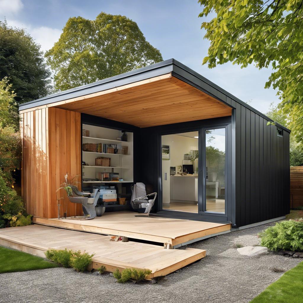 Maximizing Natural Light in ‍Your Modern Shed with Large Windows