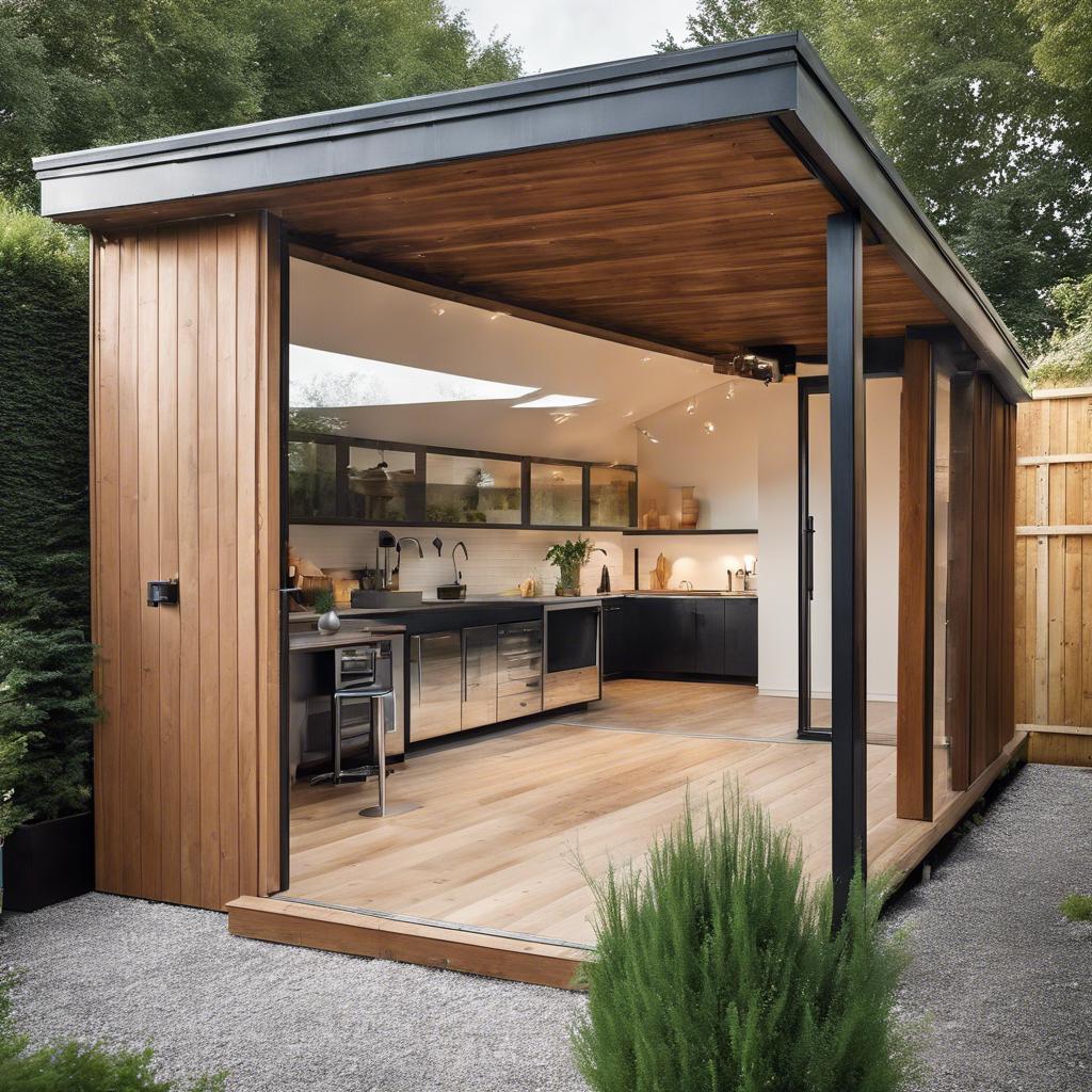 Architecture ‌and⁣ Design Elements of ⁣a Flat-Roofed Modern Shed